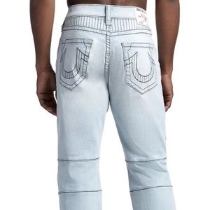 🔥NWT True Religion Men’s GENO No Flap Moto Slim 36/33 🔥